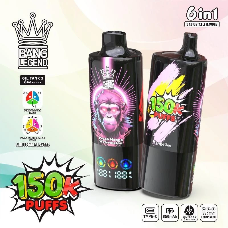 bang leglend vape 150000 puffs 6 in1