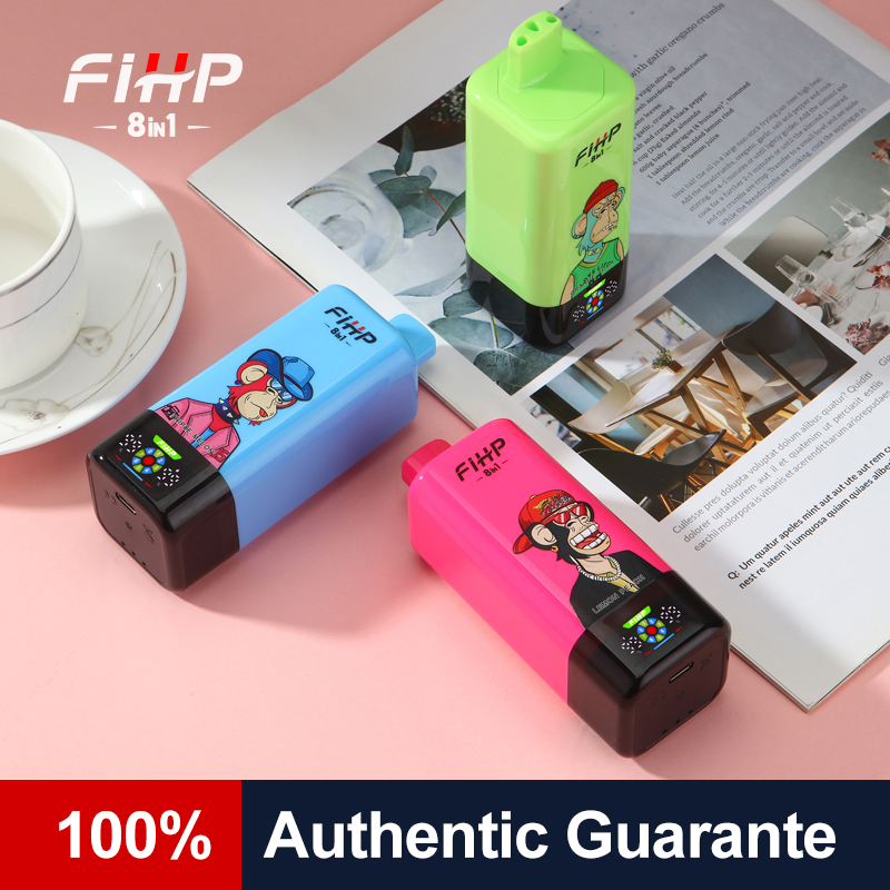FIHP 8 In1 200K With 2% 5% Nicotine Rechargeable Vape