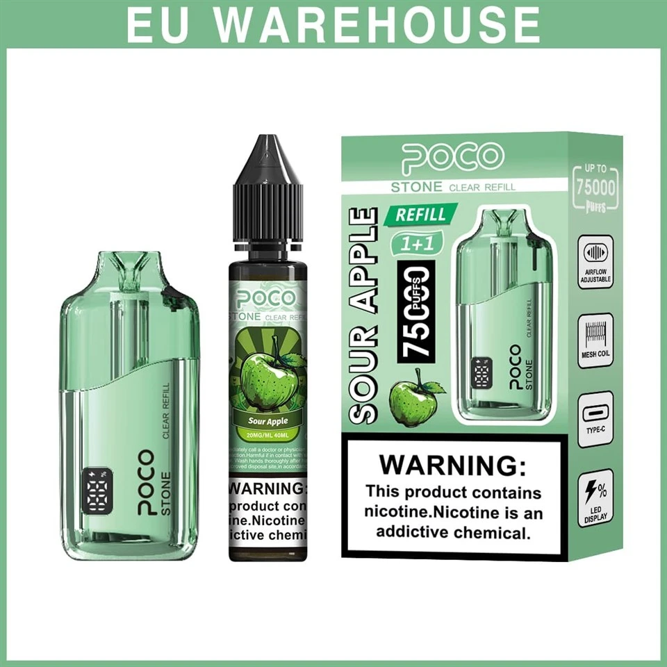 Poco Stone 75000 Puffs Refillable Disposable Vape Wholesale Vape Rechargeable Vape manufacturers
