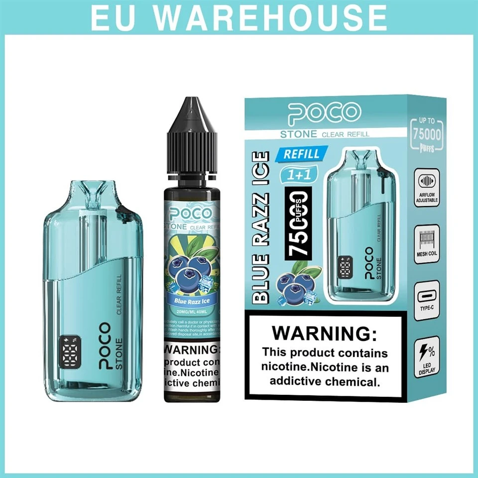 Poco Stone 75000 Puffs Refillable Disposable Vape Wholesale Vape Rechargeable Vape suppliers